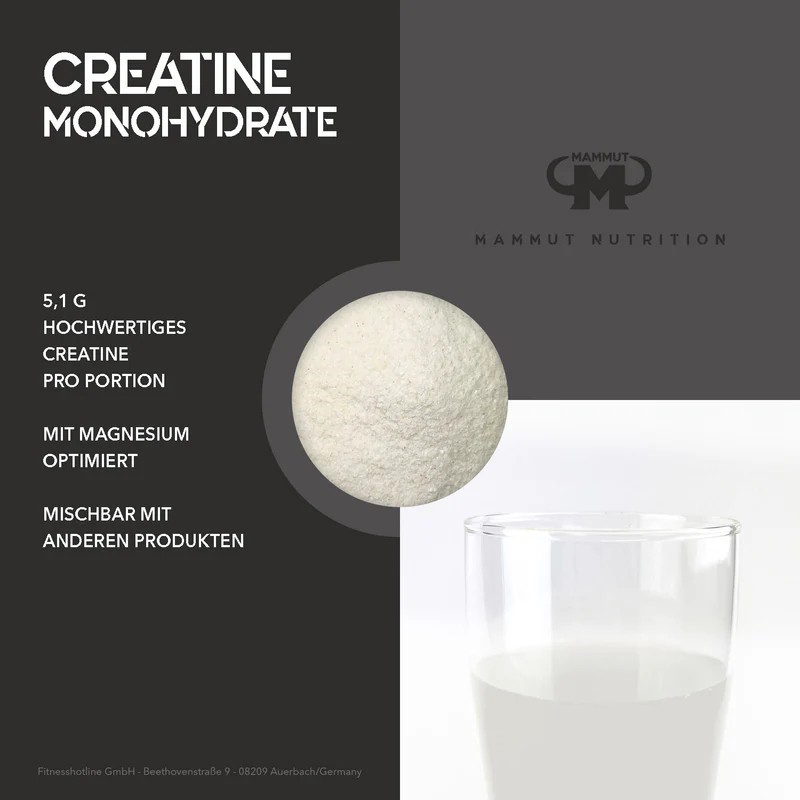 Mammut Creatin Monohydrat 550 g