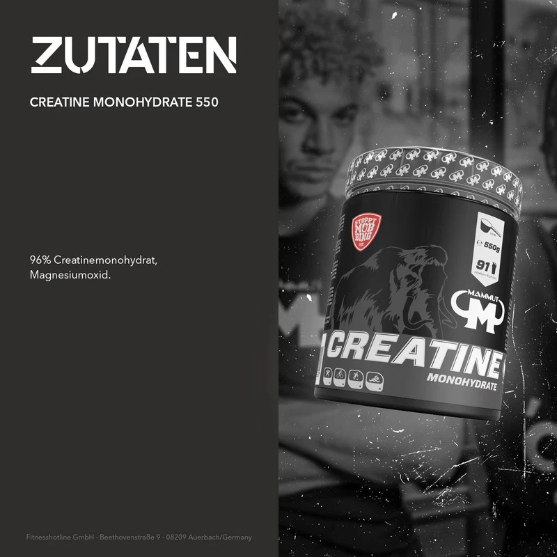 Mammut Creatin Monohydrat 550 g