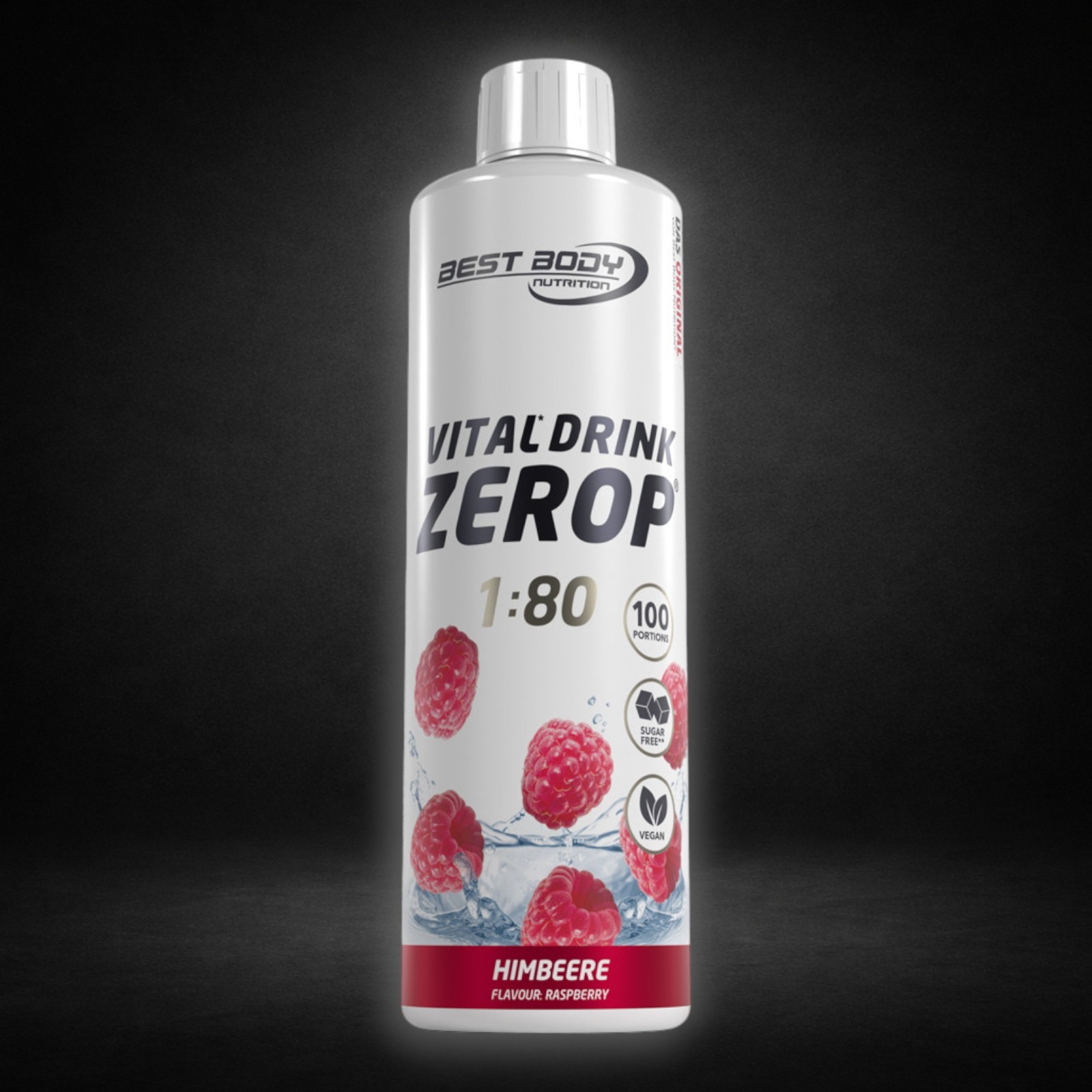 Best Body Nutrition Vital Drink Getränkekonzentrat 1:80 Himbeere 500 ml
