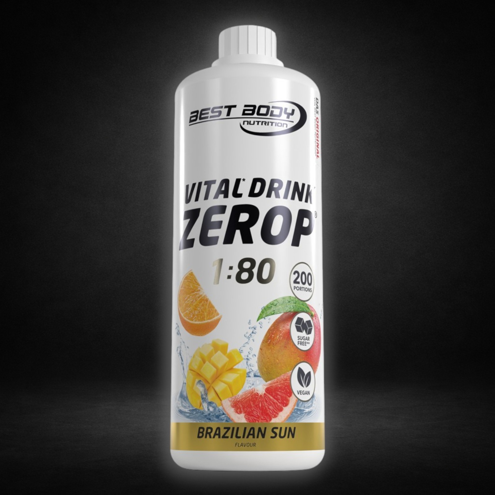 Best Body Nutrition Vital Drink Getränkekonzentrat 1:80 Brazilian Sun 1000 ml