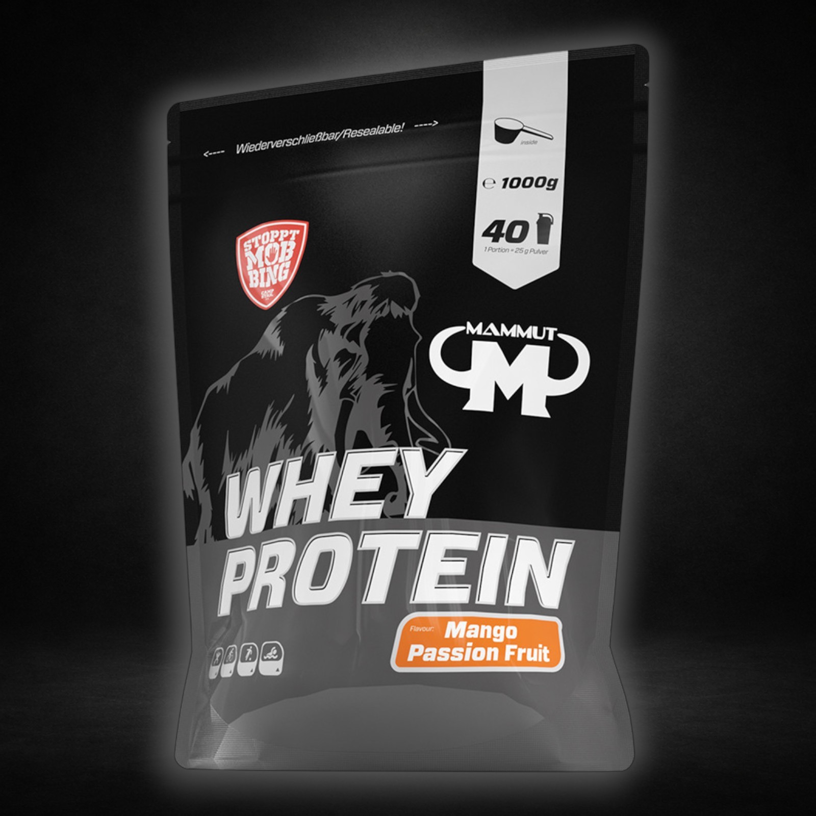 Mammut Whey Protein 1000g Mango Passion Fruit