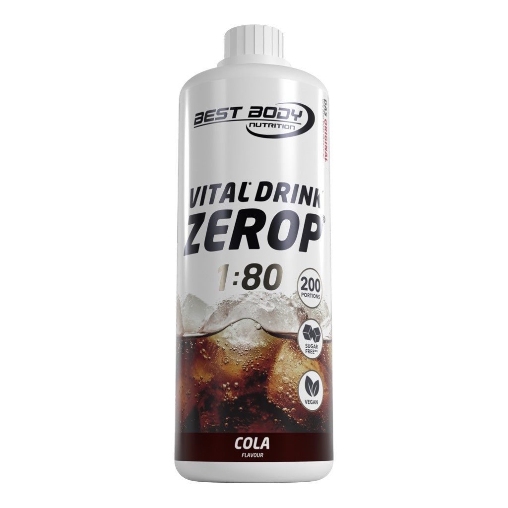 Best Body Nutrition Vital Drink Getränkekonzentrat 1:80 Cola 1000 ml