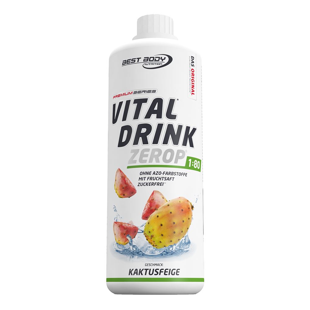 Best Body Nutrition Vital Drink Getränkekonzentrat 1:80 Kaktusfeige ...