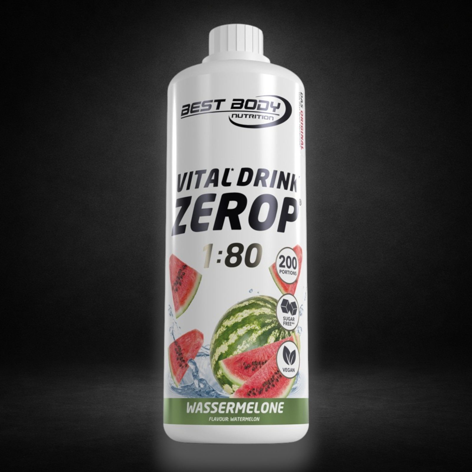 Best Body Nutrition Vital Drink Getränkekonzentrat 1:80 Wassermelone 1000 ml