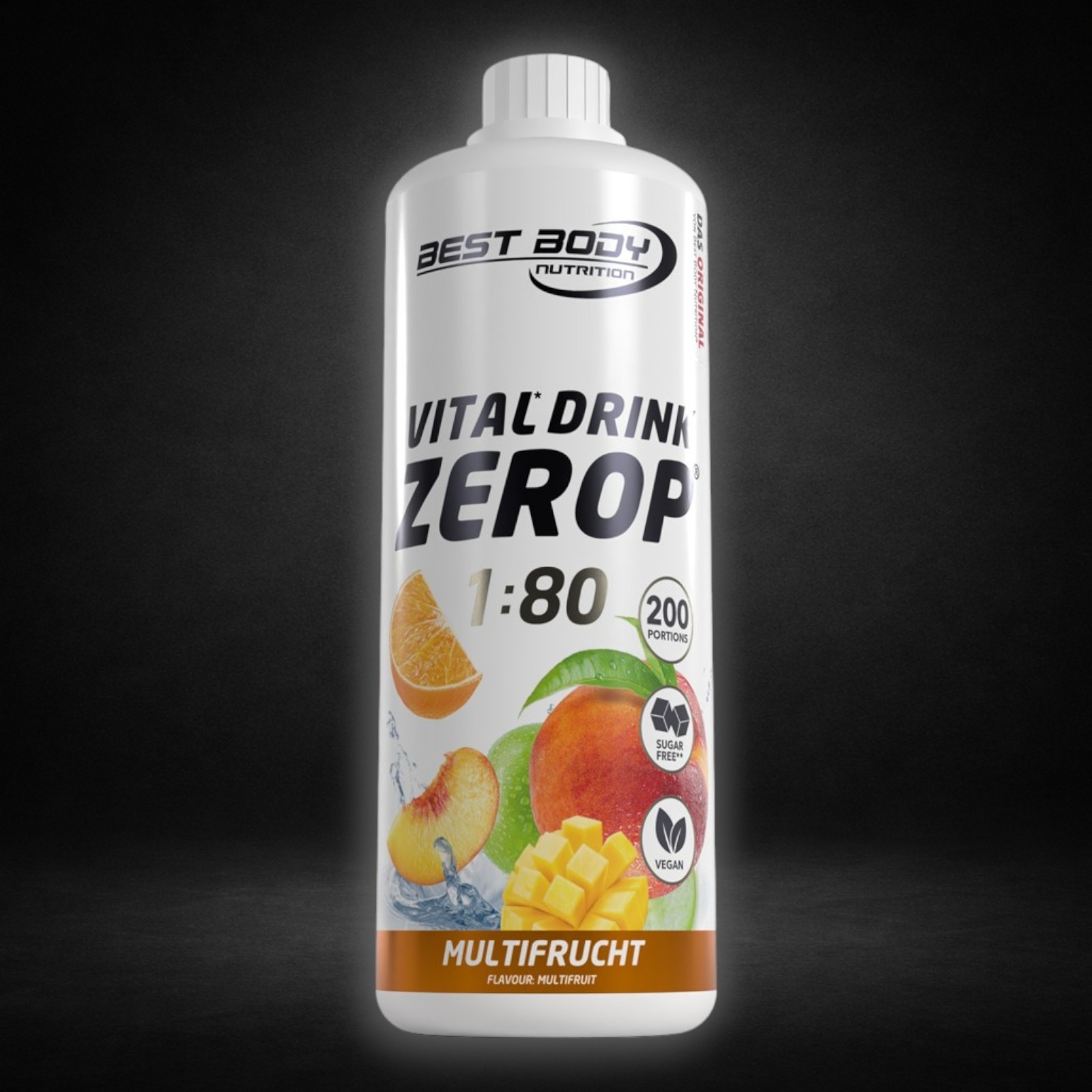 Best Body Nutrition Vital Drink Getränkekonzentrat 1:80 Multifrucht 1000 ml