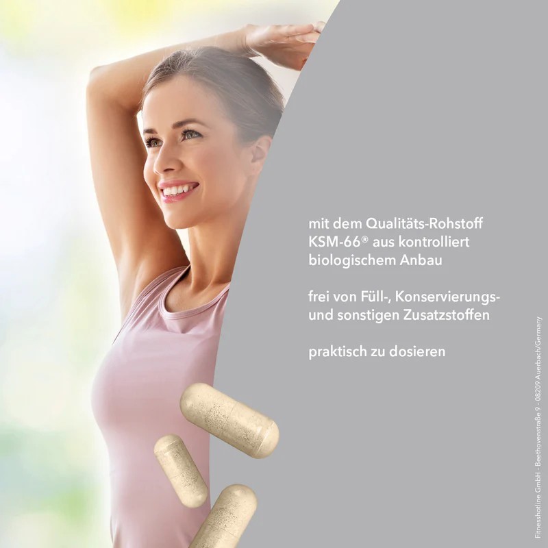 Best Body Nutrition Ashwagandha KSM 66 60 Kapseln Indischer Ginseng